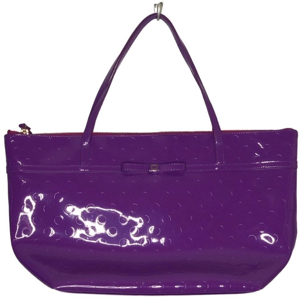 Kate Spade Sophie Camellia Street tote purple
